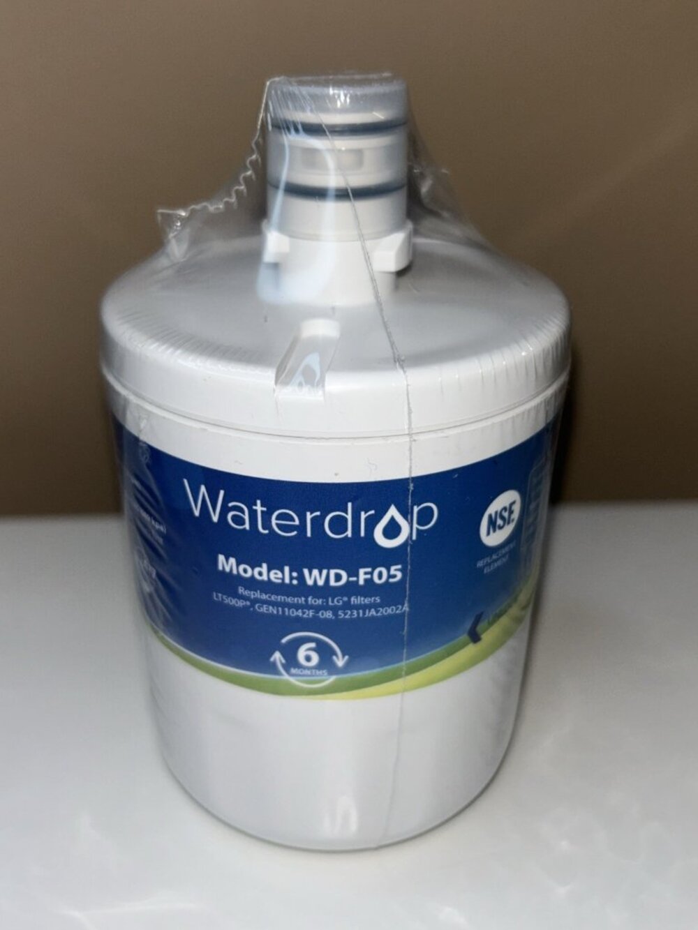 Water Drop Model WD-F05 Water Filter - LT500P, Gen11042F-08, 5231JA2002A, New